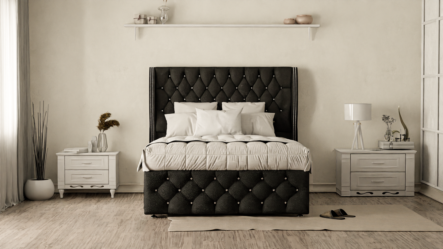 Monaco Wingback Divan Bed