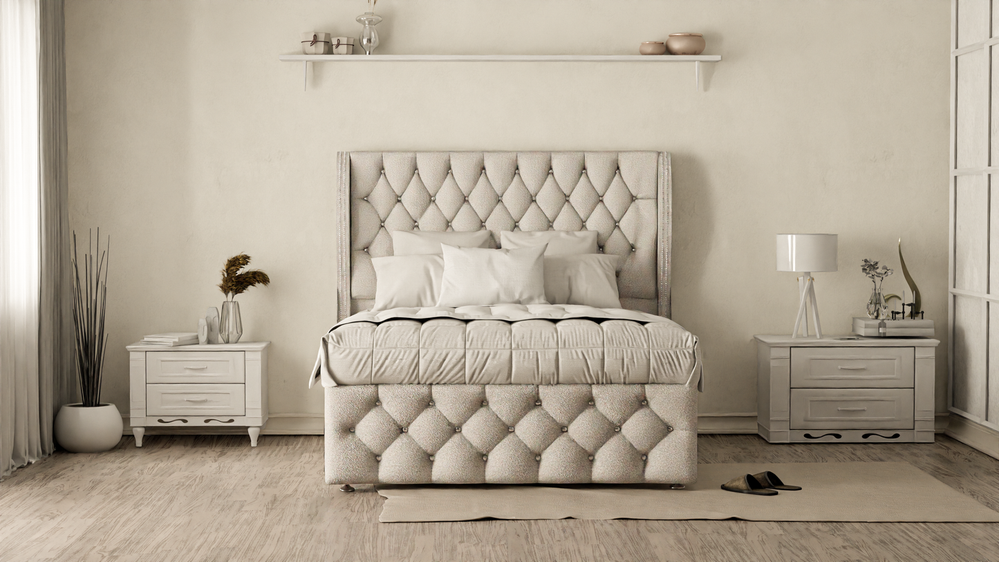 Monaco Wingback Divan Bed