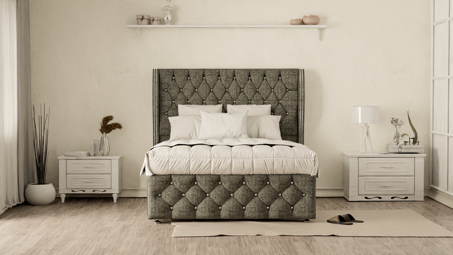 Monaco Wingback Divan Bed