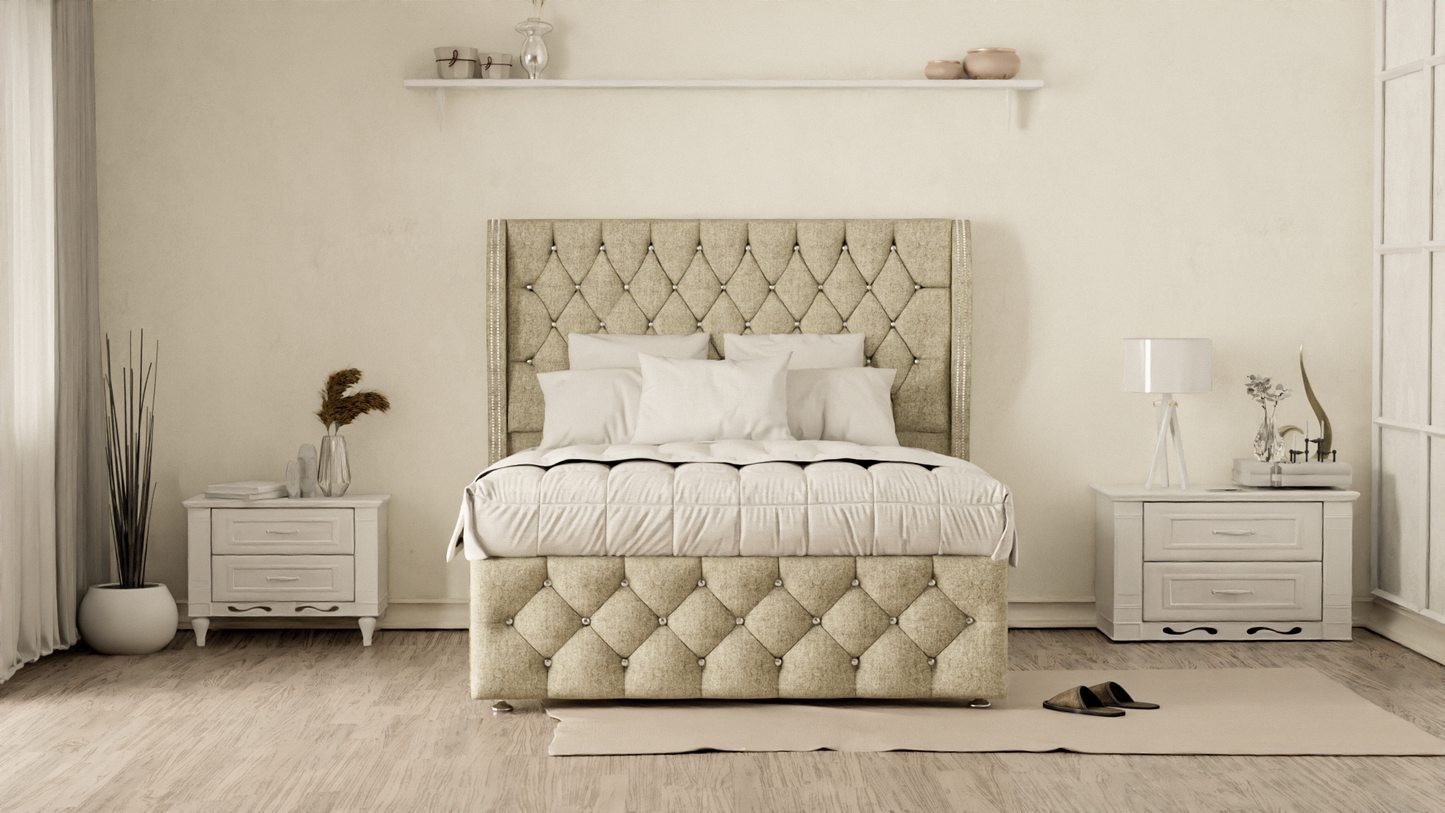 Monaco Wingback Divan Bed