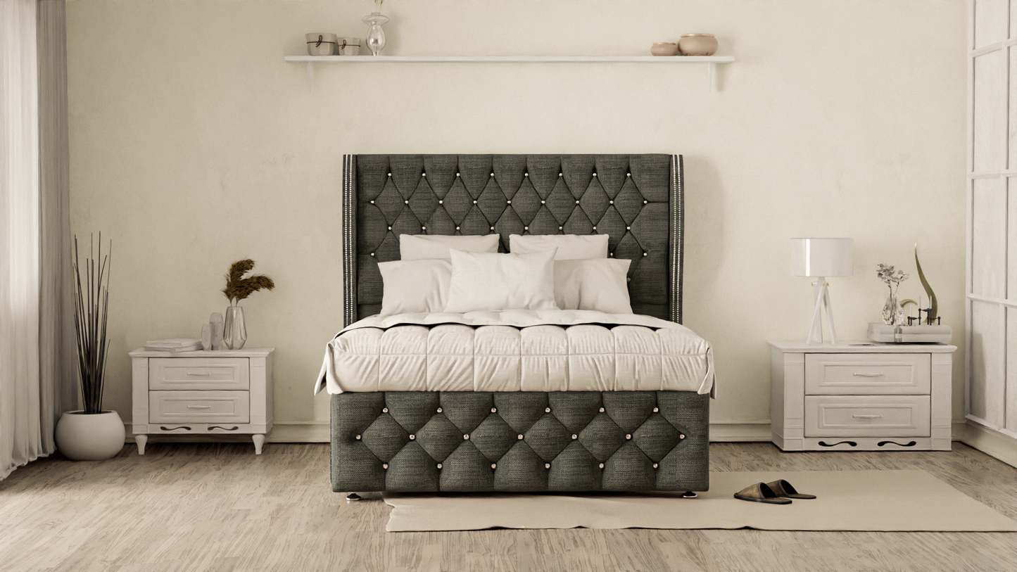 Monaco Wingback Divan Bed