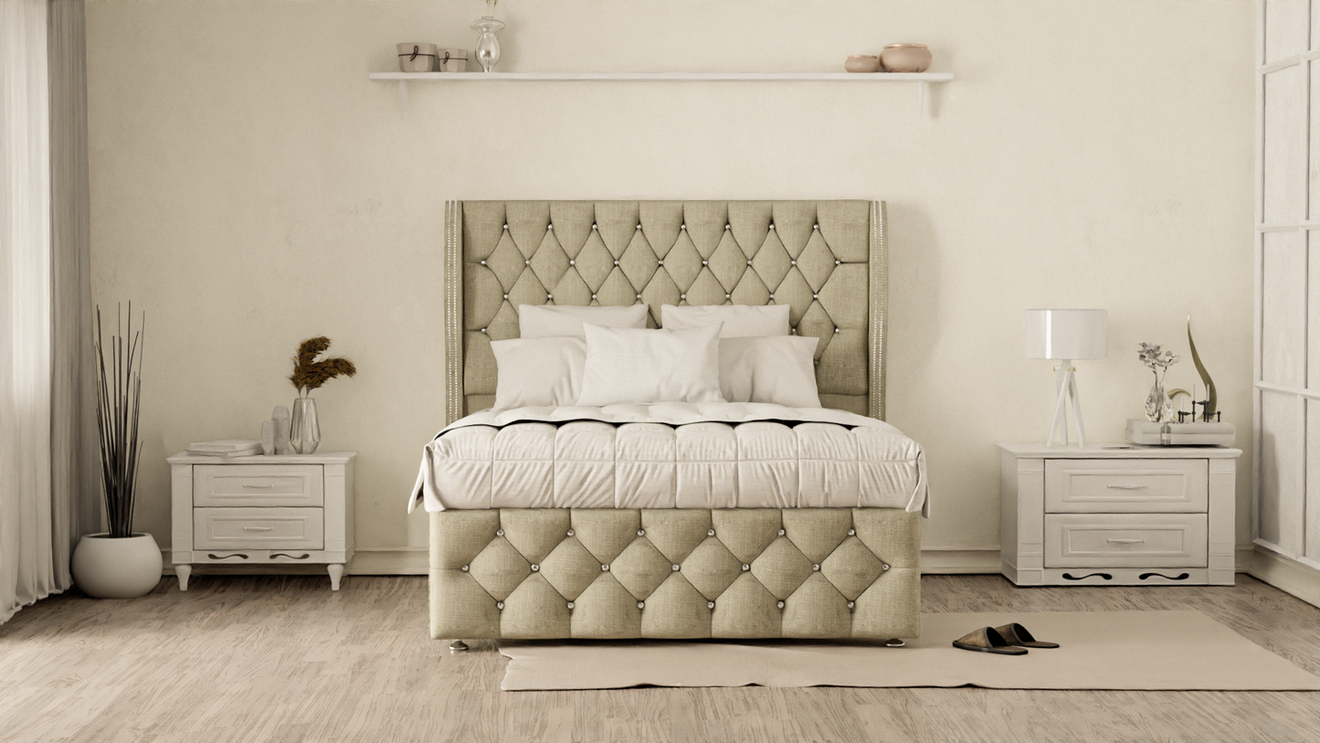 Monaco Wingback Divan Bed