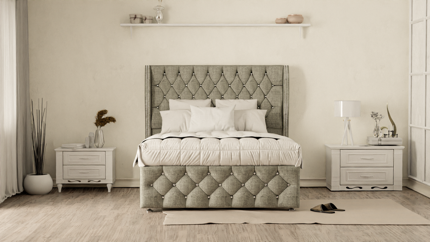 Monaco Wingback Divan Bed