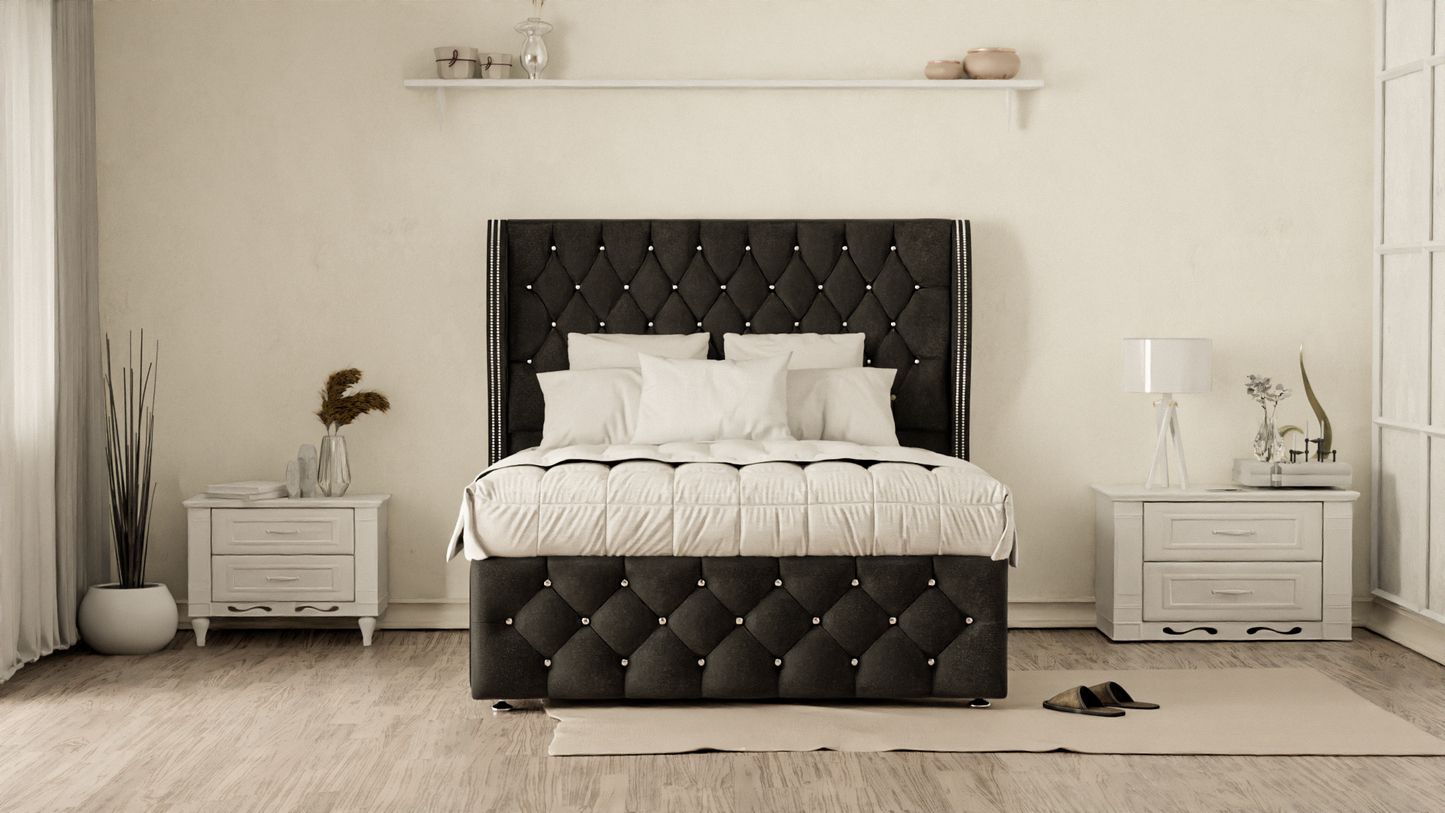 Monaco Wingback Divan Bed