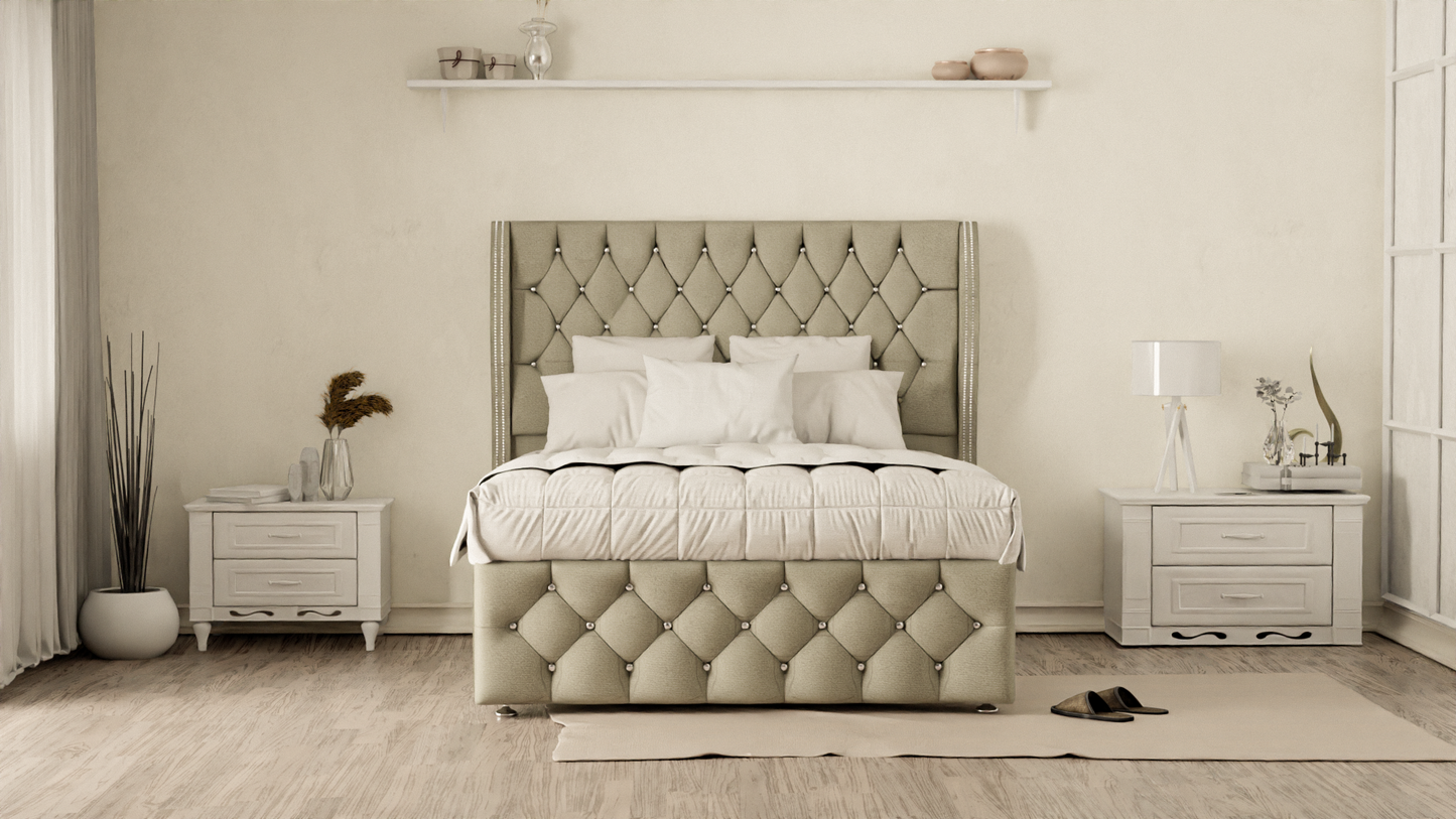 Monaco Wingback Divan Bed