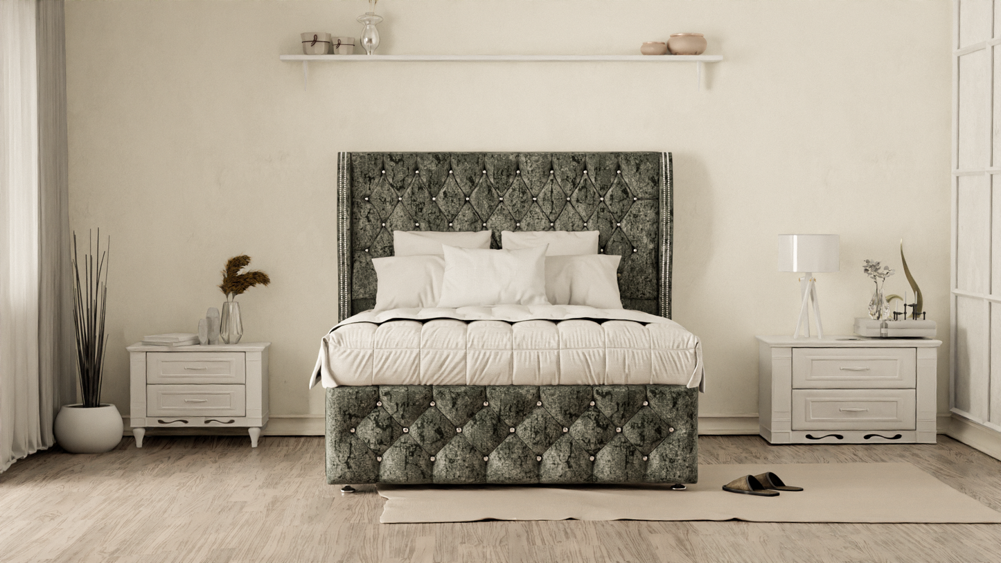 Monaco Wingback Divan Bed