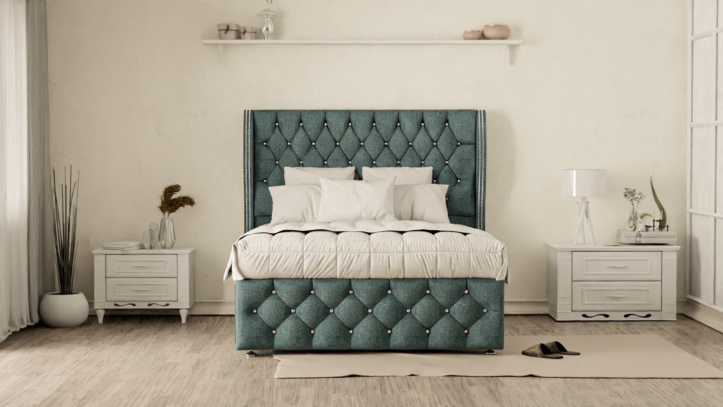 Monaco Wingback Divan Bed