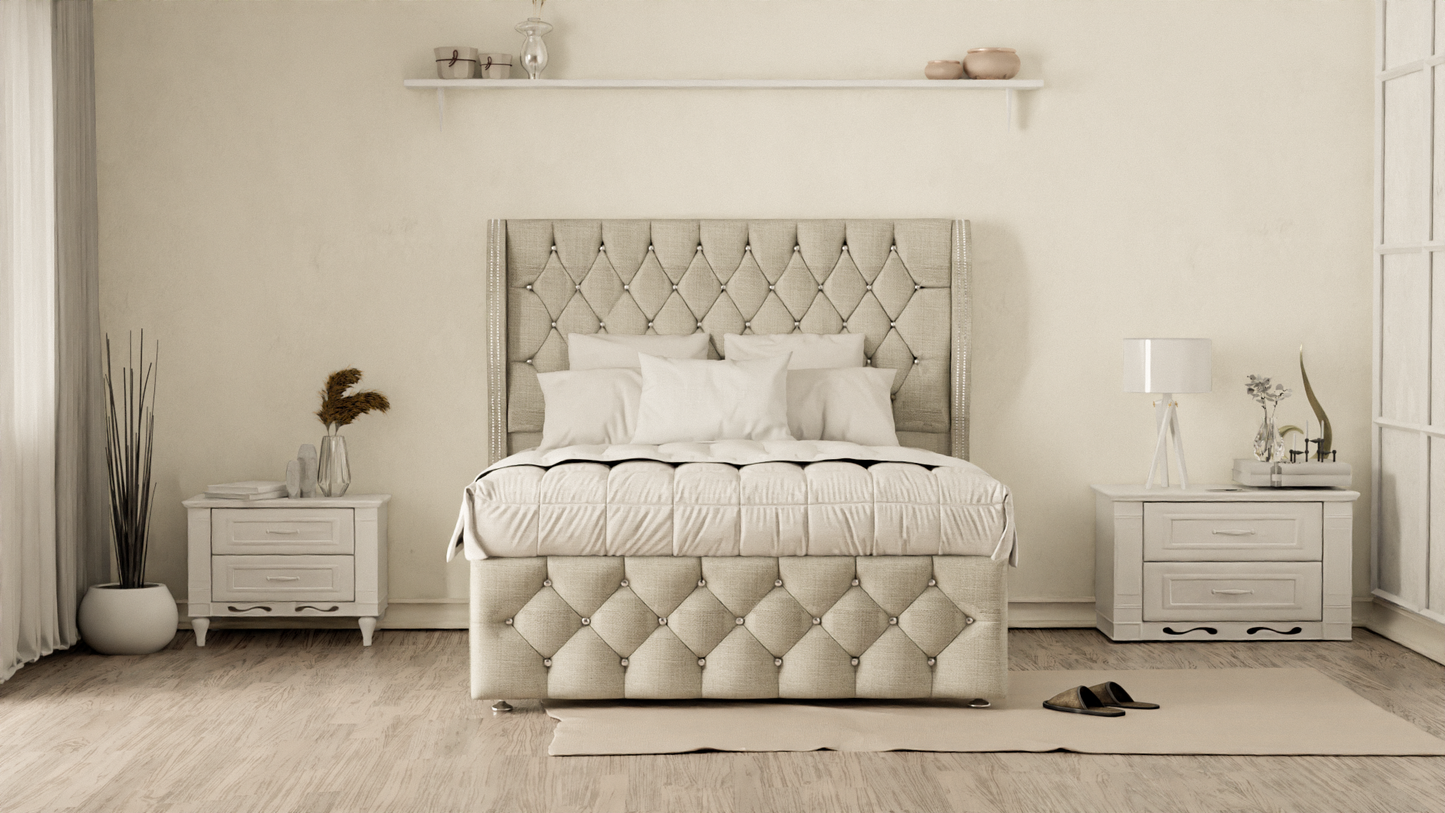 Monaco Wingback Divan Bed