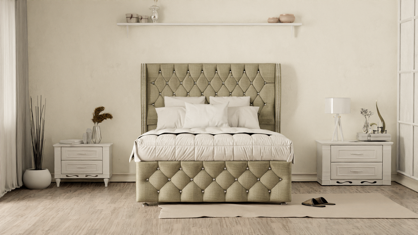 Monaco Wingback Divan Bed