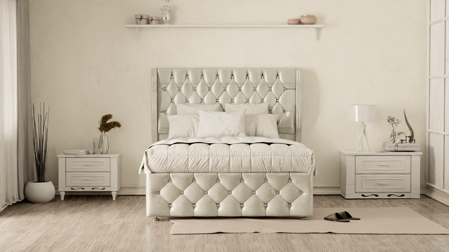 Monaco Wingback Divan Bed