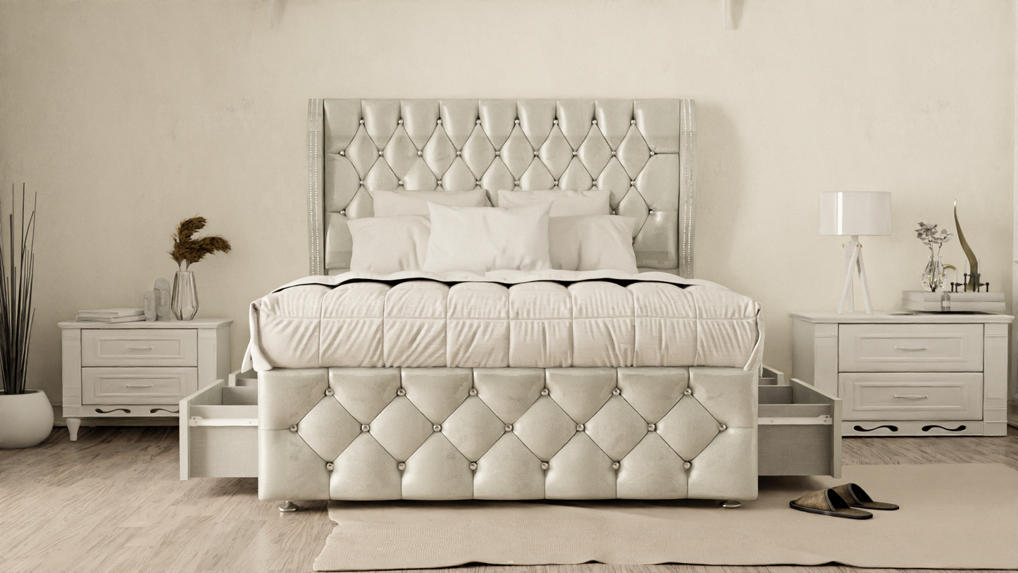 Monaco Wingback Divan Bed