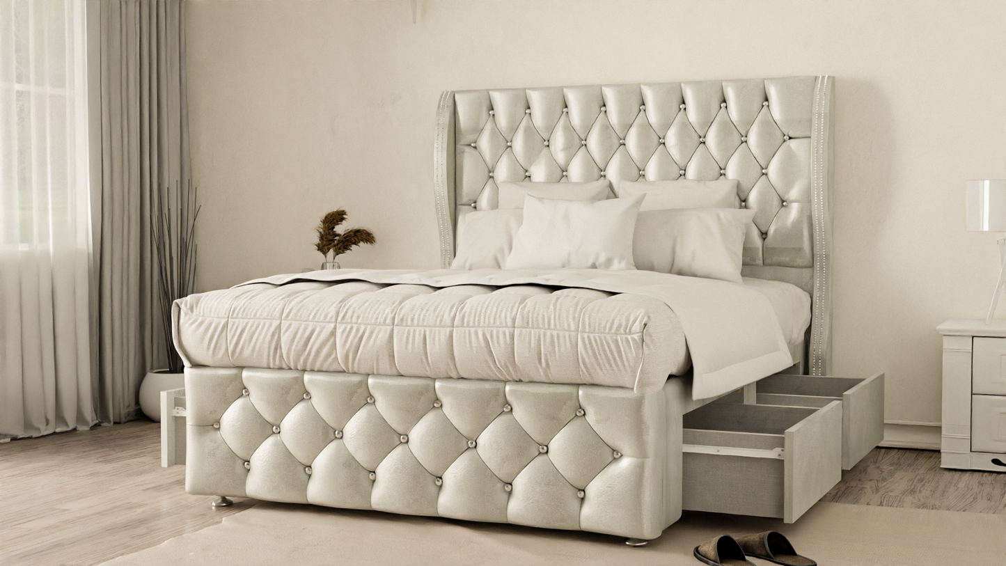 Monaco Wingback Divan Bed