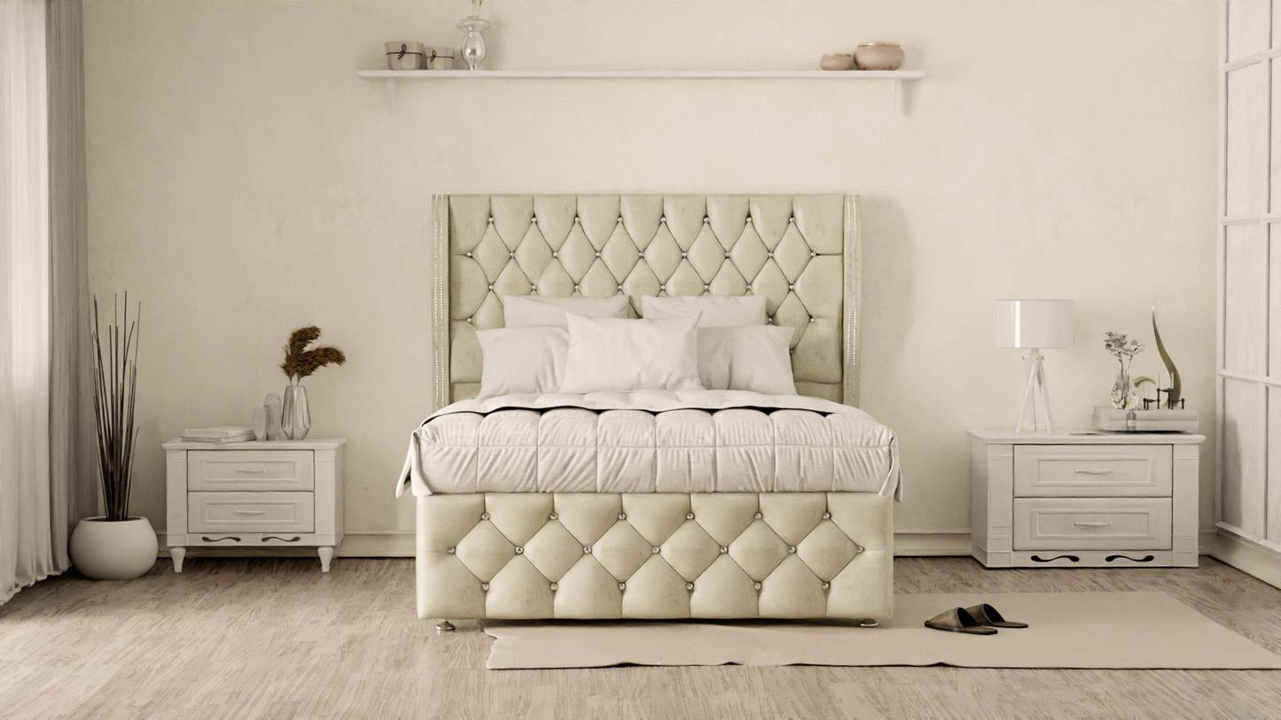 Monaco Wingback Divan Bed
