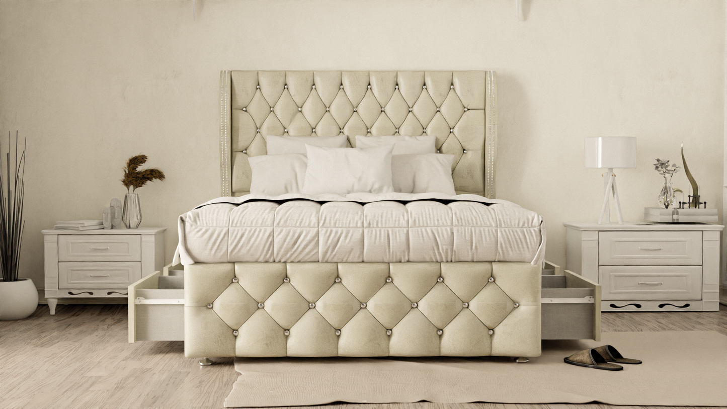 Monaco Wingback Divan Bed