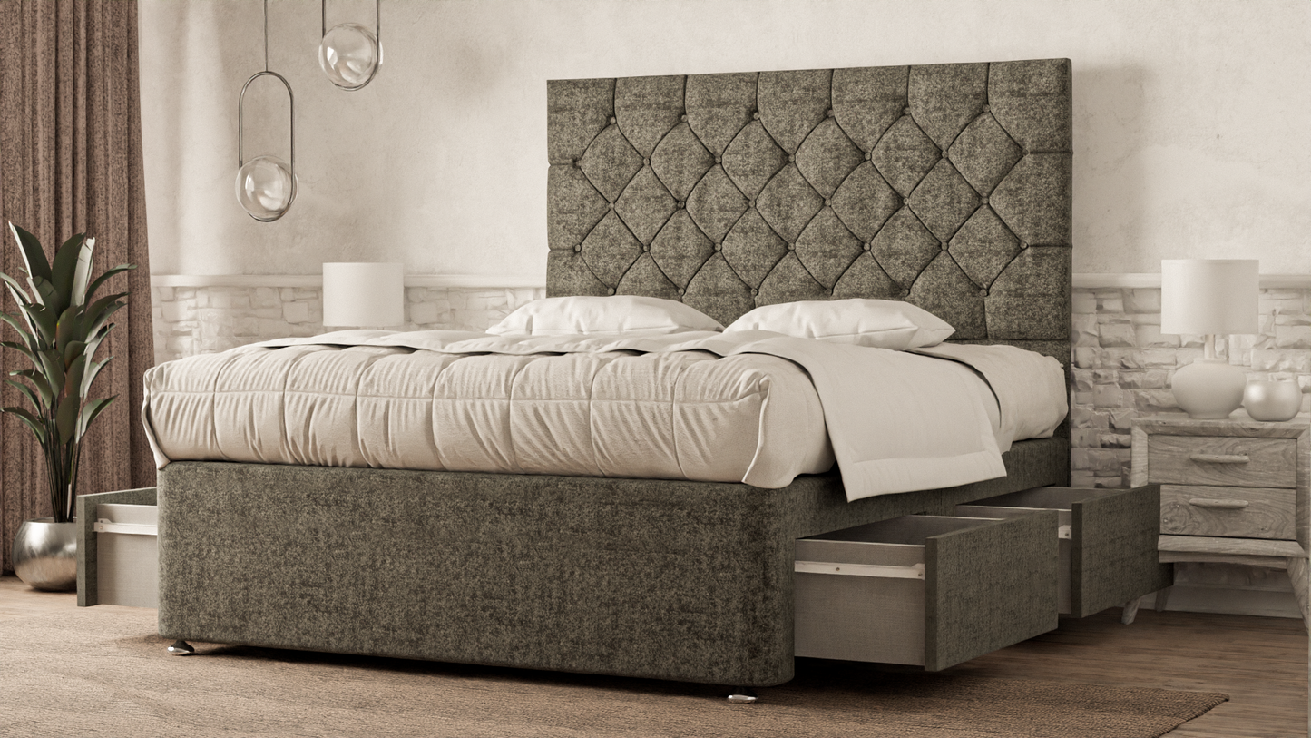 Seville Chesterfield Divan Bed