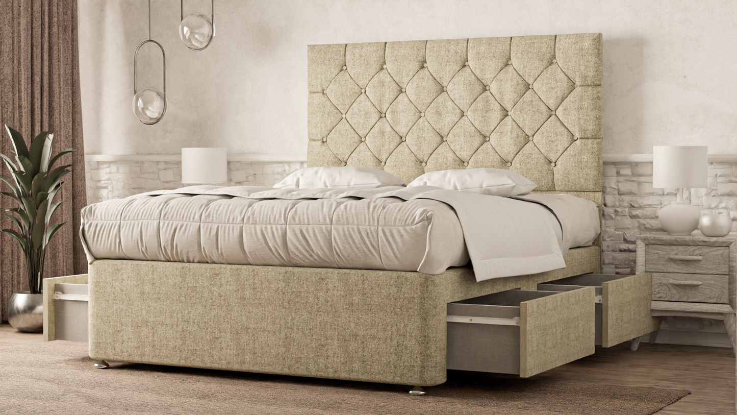 Seville Chesterfield Divan Bed