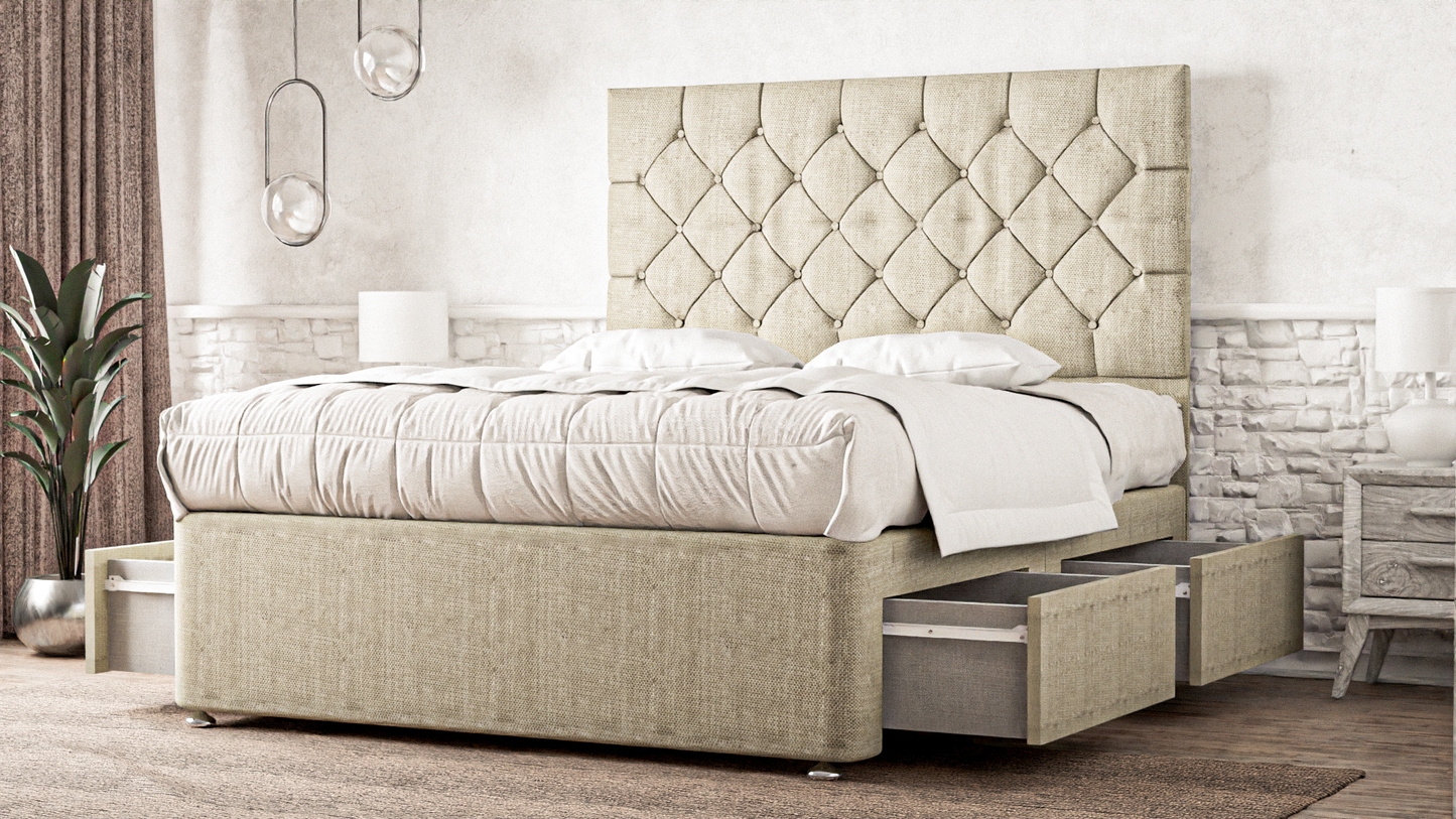 Seville Chesterfield Divan Bed