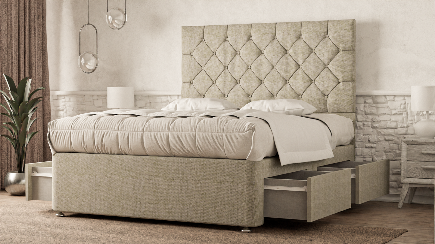 Seville Chesterfield Divan Bed