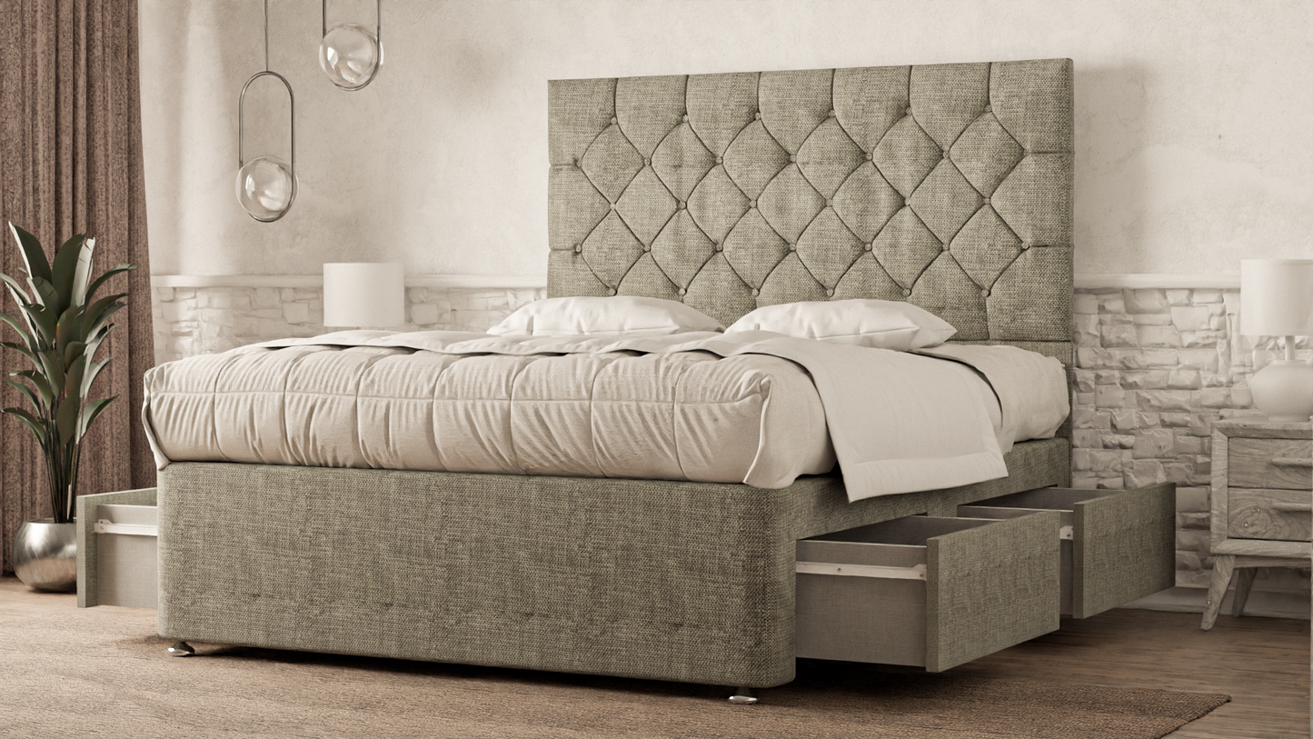Seville Chesterfield Divan Bed