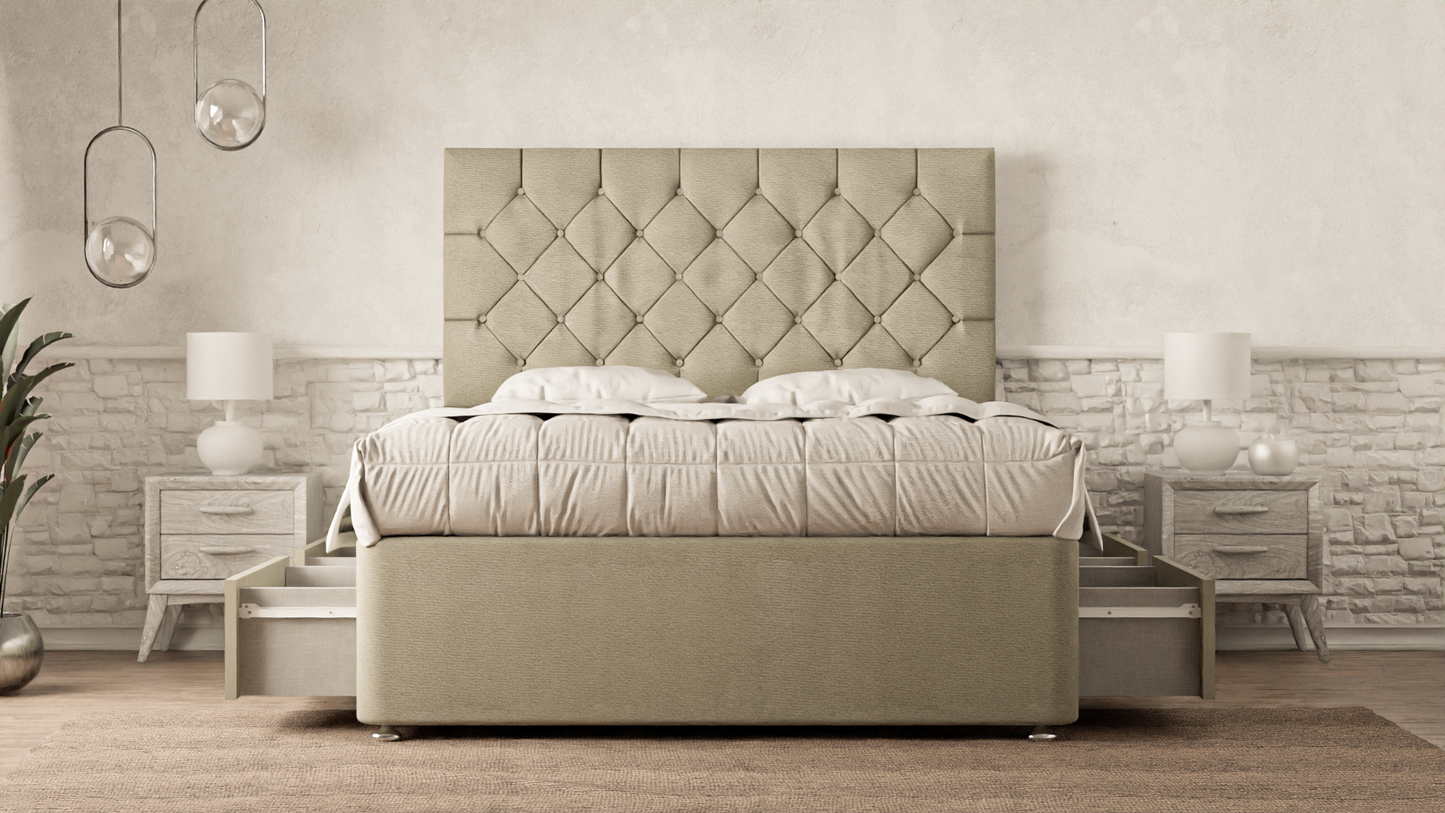 Seville Chesterfield Divan Bed