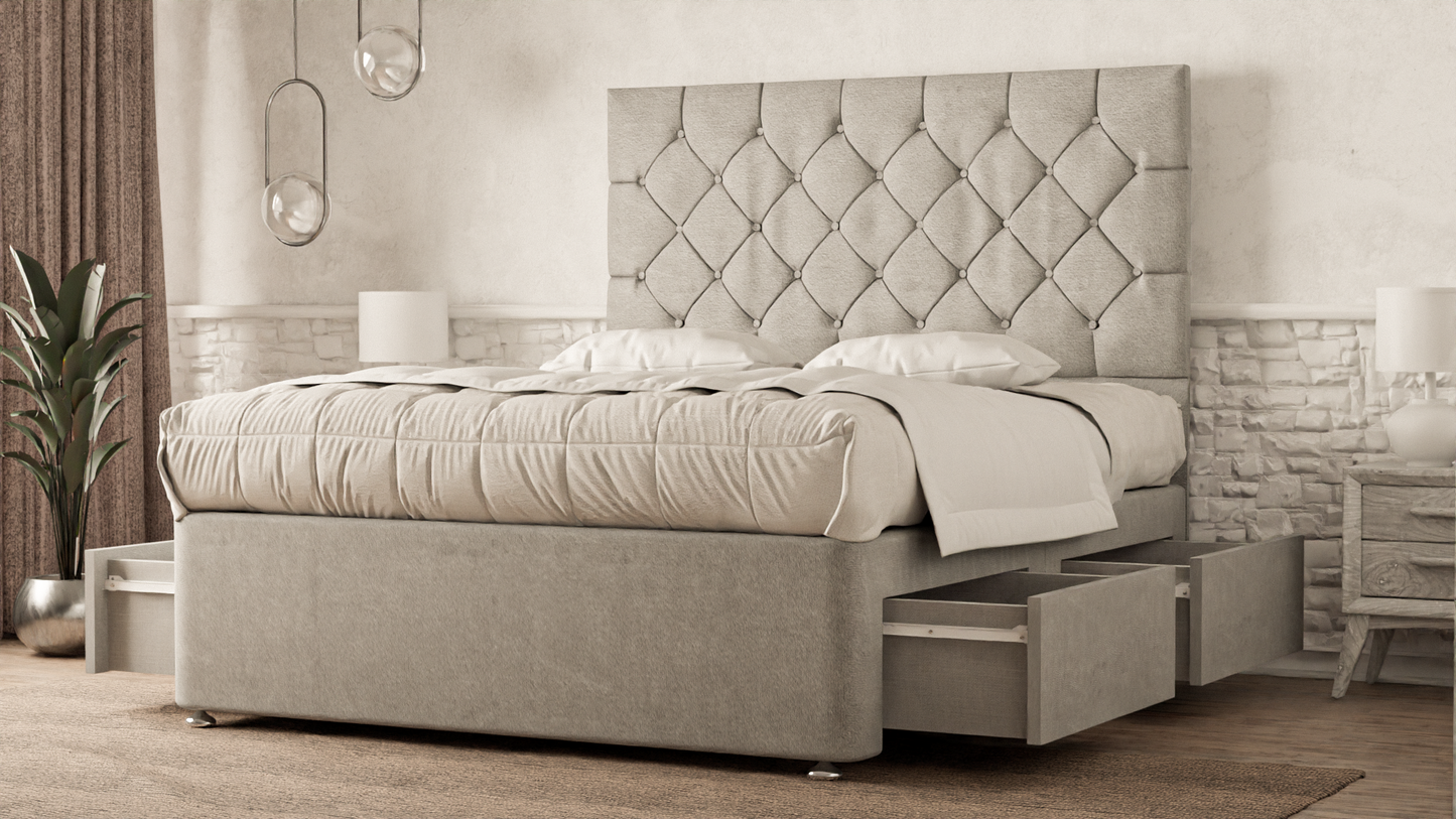 Seville Chesterfield Divan Bed