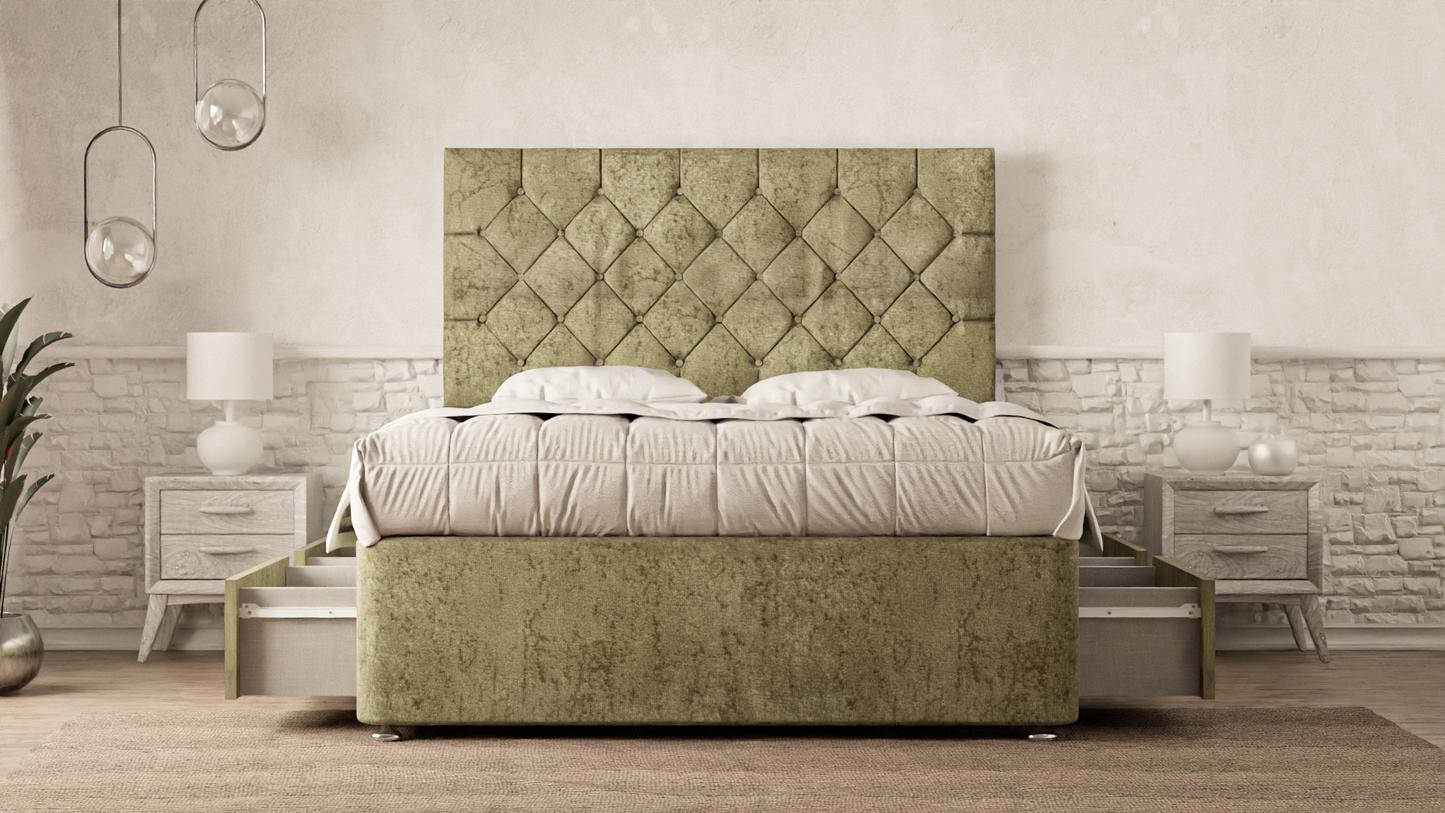 Seville Chesterfield Divan Bed