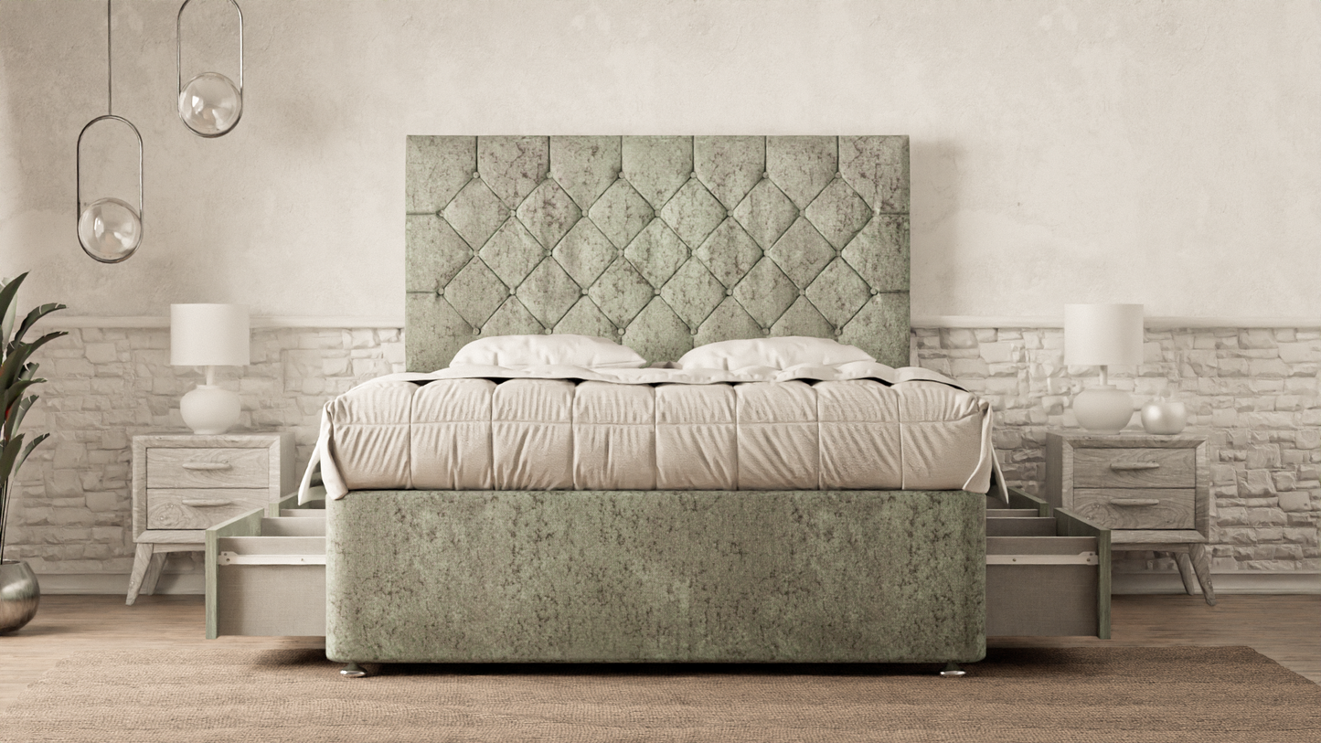 Seville Chesterfield Divan Bed