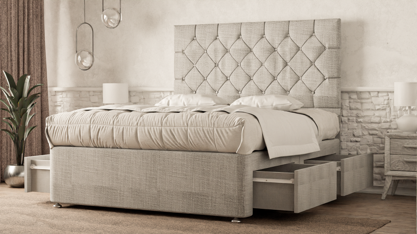 Seville Chesterfield Divan Bed