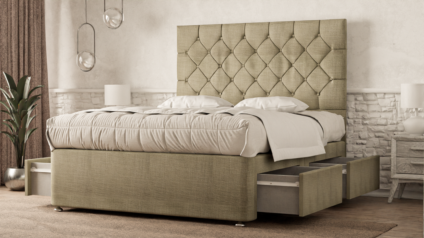 Seville Chesterfield Divan Bed
