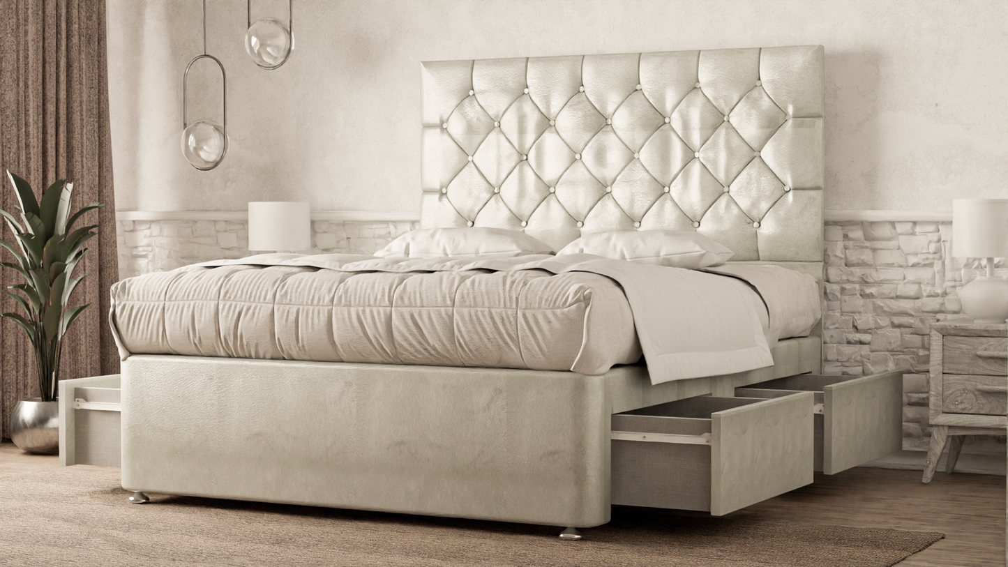 Seville Chesterfield Divan Bed