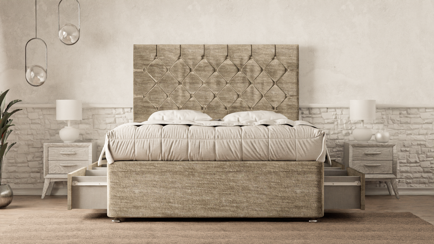 Seville Chesterfield Divan Bed