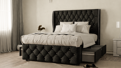 Monaco Wingback Divan Bed