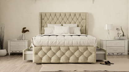 Monaco Wingback Divan Bed