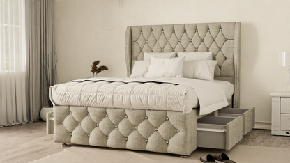 Monaco Wingback Divan Bed