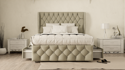 Monaco Wingback Divan Bed