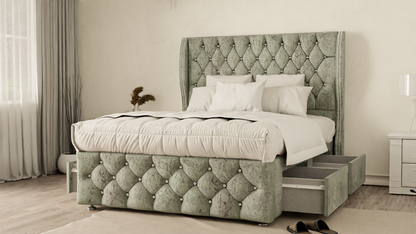 Monaco Wingback Divan Bed