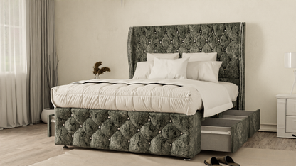 Monaco Wingback Divan Bed