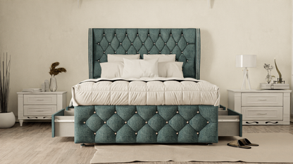 Monaco Wingback Divan Bed