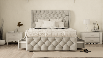 Monaco Wingback Divan Bed