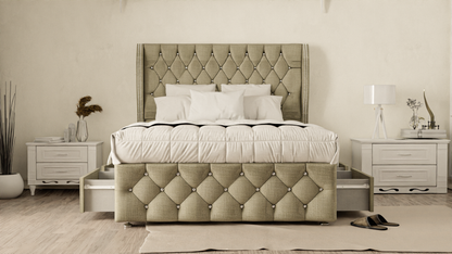 Monaco Wingback Divan Bed