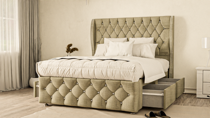Monaco Wingback Divan Bed