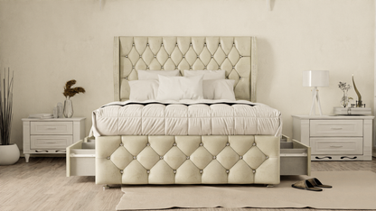 Monaco Wingback Divan Bed