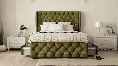 Monaco Wingback Divan Bed